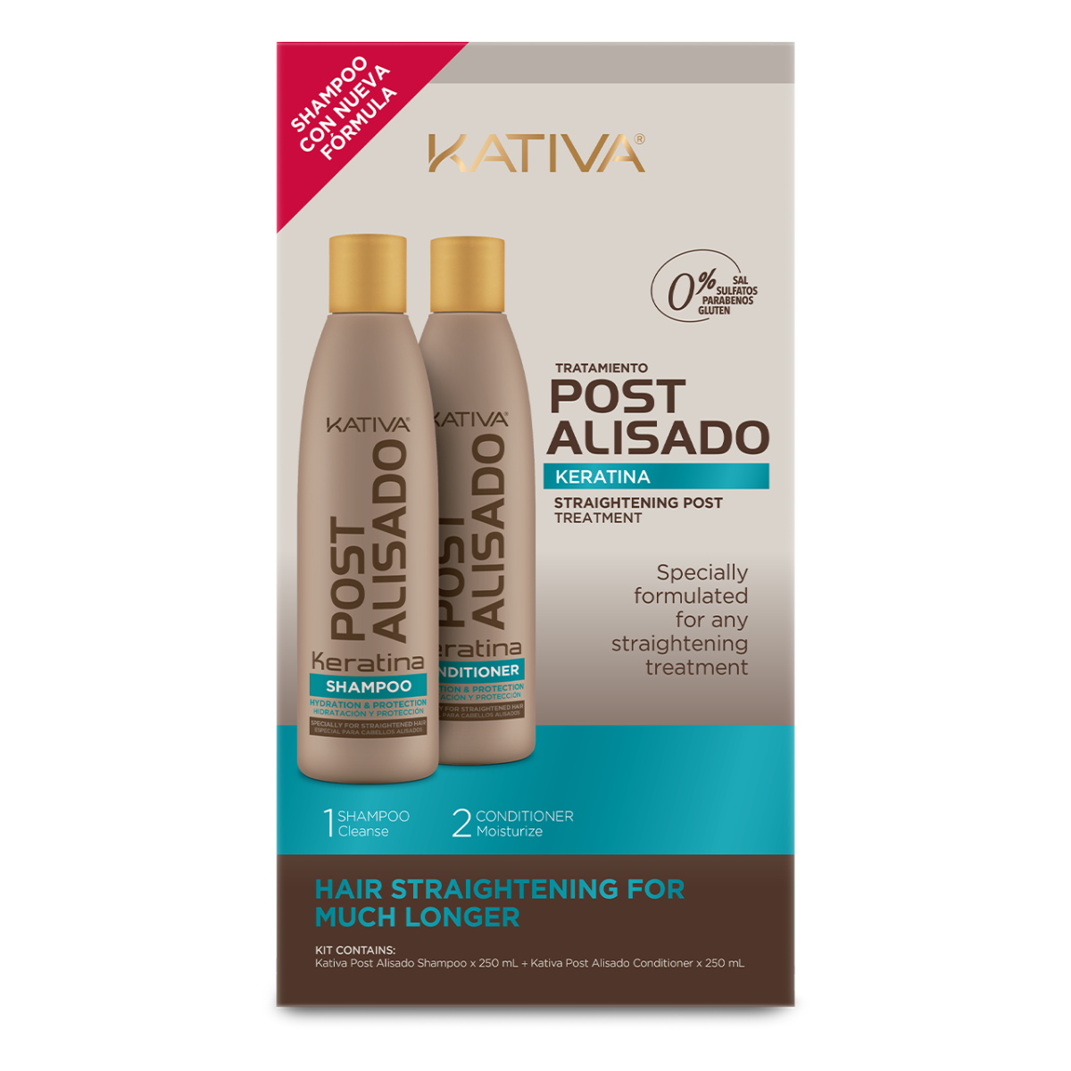 Post Alisado Keratina Rutina Diaria Kit - Imagen 1