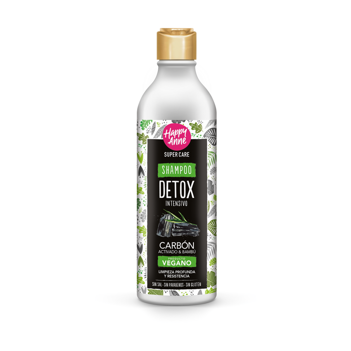 Shampoo Vegano Super Care Carbon Detox - Imagen 1