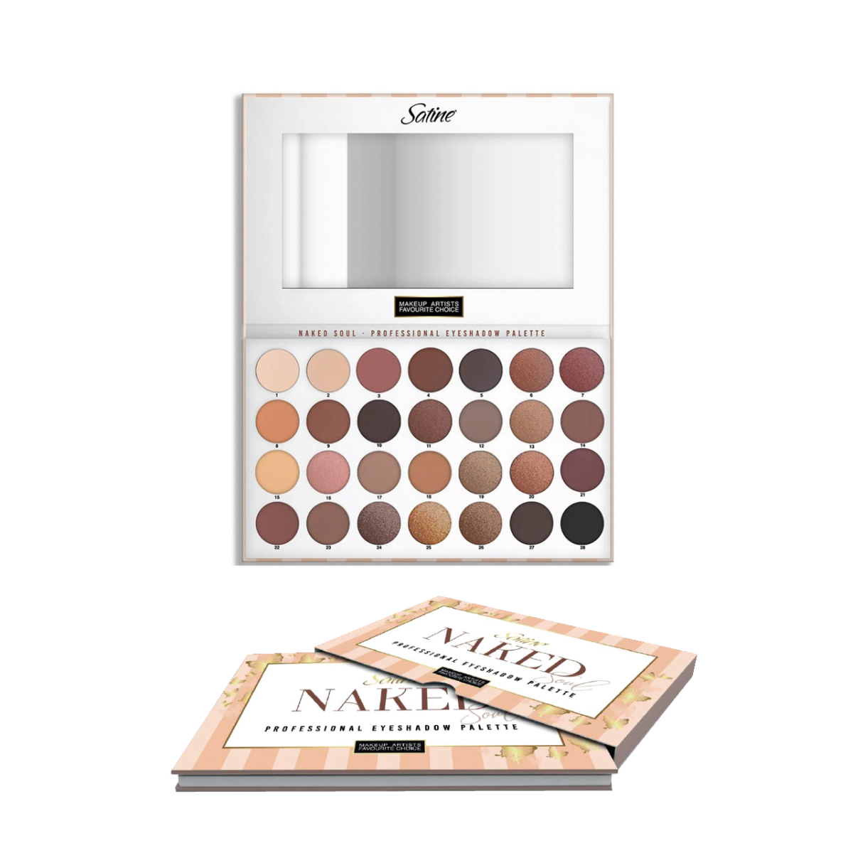 Paleta de Maquillaje (Sombras para ojos) Naked Soul 28 Tonos - Imagen 1