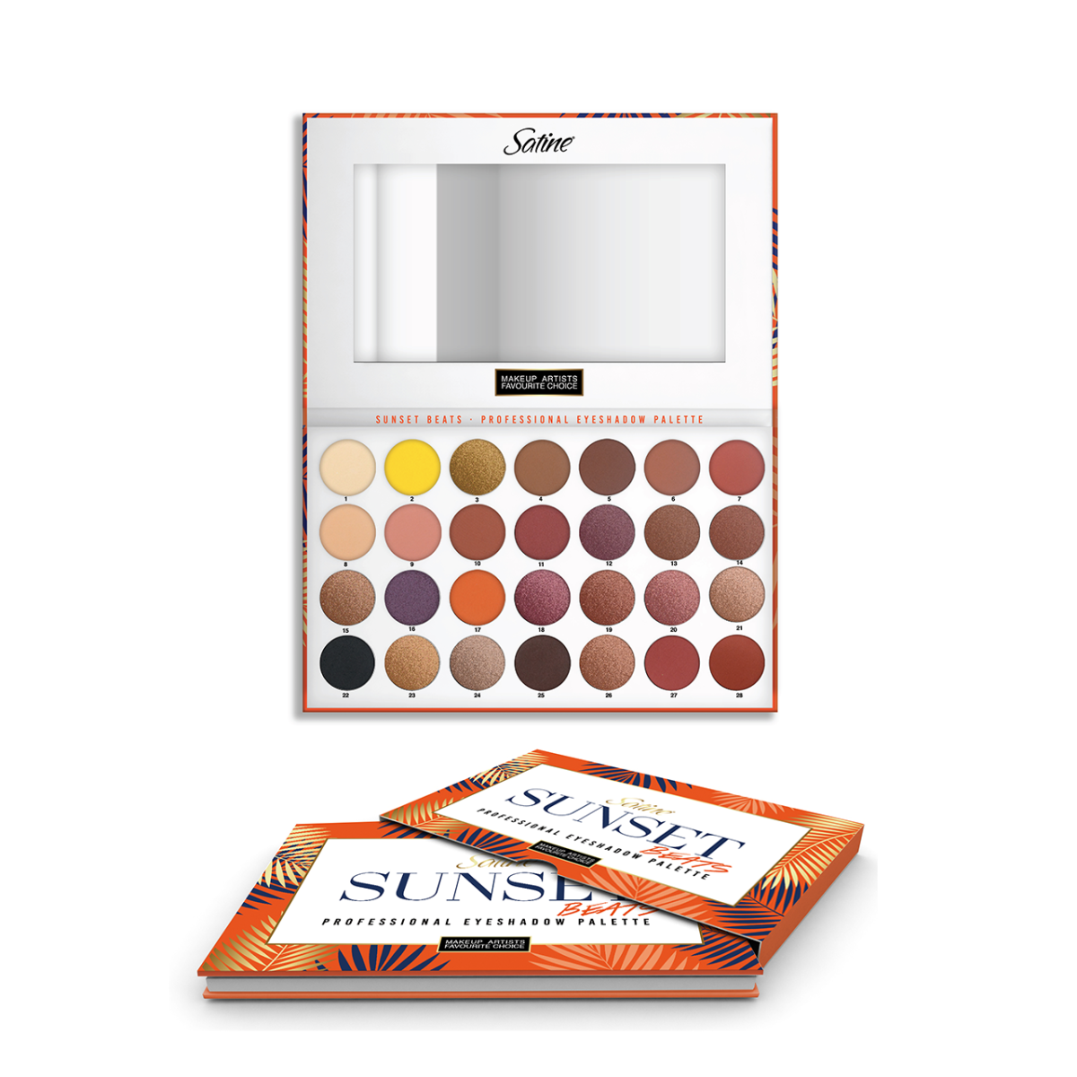 Paleta de Maquillaje (Sombras para ojos) Sunset Beats 28 Tonos - Imagen 1