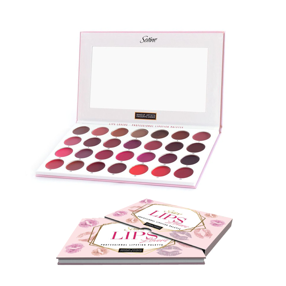 Paleta de Maquillaje (Para Labios) Lips Lovers Labiales 28 Tonos - Imagen 1