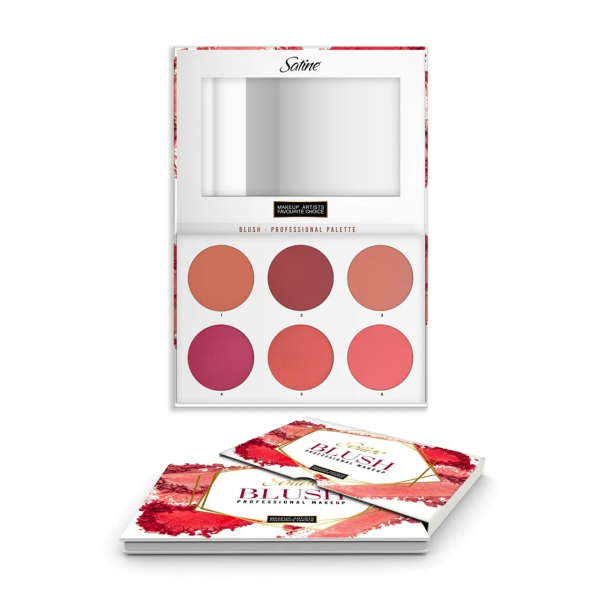 Paleta de Maquillaje (Para Rostro) Blush de Rubor 6 Tonos